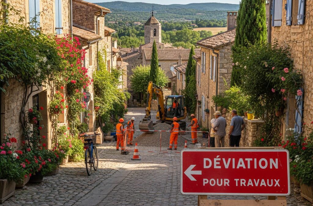 Arrêté temporaire de voirie : déviation de circulation et interdiction de stationnement avenue du Mistral