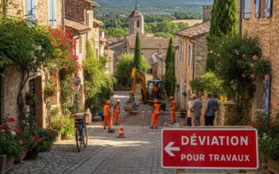 Arrêté temporaire de voirie : déviation de circulation et interdiction de stationnement avenue du Mistral